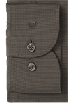 Produktbild f�r 'OLYMP Luxor 24/Seven modern fit Hemd extra langer Arm New Kent Kragen Karo braun'