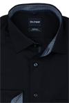 Produktbild f�r 'OLYMP Luxor modern fit Hemd super langer Arm New Kent Kragen Popeline nachtblau'