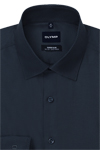 Produktbild f�r 'OLYMP No. Six super slim Hemd extra langer Arm New Kent Kragen Struktur nachtblau'
