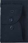 Produktbild f�r 'OLYMP No. Six super slim Hemd extra langer Arm New Kent Kragen Struktur nachtblau'