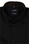 Produktbild f�r 'OLYMP No. Six super slim Hemd extra langer Arm New Kent Kragen schwarz'