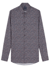 Produktbild f�r 'OLYMP No. Six super slim Hemd extra langer Arm New Kent Kragen Blumenmuster blau'