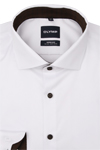 Produktbild f�r 'OLYMP No. Six super slim Hemd Langarm New Kent Kragen Satin wei�'