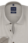 Produktbild f�r 'OLYMP No. Six super slim Hemd Langarm New Kent Kragen Muster braun'