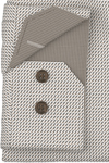 Produktbild f�r 'OLYMP No. Six super slim Hemd Langarm New Kent Kragen Muster braun'
