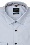 Produktbild f�r 'OLYMP No. Six super slim Hemd Langarm New Kent Kragen Struktur hellblau'