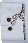 Produktbild f�r 'OLYMP No. Six super slim Hemd Langarm New Kent Kragen Struktur hellblau'