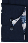 Produktbild fr 'OLYMP Luxor comfort fit Hemd Langarm New Kent Kragen Struktur nachtblau'