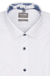 Produktbild fr 'OLYMP Luxor comfort fit Hemd Halbarm New Kent Kragen Struktur wei'