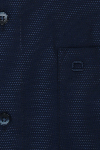 Produktbild fr 'OLYMP Luxor comfort fit Hemd Halbarm New Kent Kragen Struktur nachtblau'