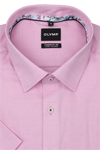 Produktbild fr 'OLYMP Luxor comfort fit big Hemd Halbarm New Kent Kragen Struktur rosa'