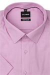 Produktbild fr 'OLYMP Luxor comfort fit big Hemd Halbarm New Kent Kragen Struktur rosa'