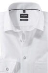 Produktbild fr 'OLYMP Luxor modern fit Langarm New Kent Kragen Struktur wei'