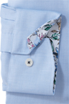 Produktbild fr 'OLYMP Luxor modern fit Hemd Langarm New Kent Kragen Struktur hellblau'