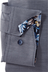Produktbild fr 'OLYMP Luxor modern fit Hemd Langarm New Kent Kragen Struktur nachtblau'