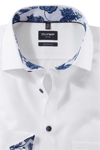 Produktbild fr 'OLYMP Luxor modern fit Hemd Langarm New Kent Kragen Struktur wei'