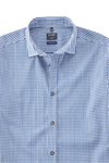 Produktbild fr 'OLYMP Casual regular fit Hemd Langarm New Kent Kragen Karo blau'