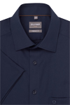 Produktbild f�r 'OLYMP Luxor comfort fit Hemd Halbarm New Kent Kragen Aircon navy'