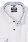 Produktbild f�r 'OLYMP Luxor modern fit Hemd Langarm New Kent Kragen Natte wei�'