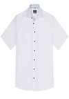 Produktbild f�r 'OLYMP Luxor modern fit Hemd Halbarm New Kent Kragen Natte wei�'