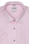 Produktbild f�r 'OLYMP Level Five body fit Hemd Halbarm New Kent Kragen Aircon rosa'