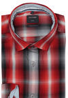 Produktbild fr 'OLYMP Casual regular fit Hemd Langarm New Kent Kragen Karo rot'