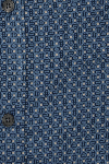 Produktbild fr 'OLYMP Casual regular fit Hemd Langarm New Kent Kragen Muster blau'