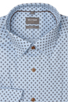Produktbild fr 'OLYMP Luxor comfort fit Hemd Langarm New Kent Kragen Muster hellblau'