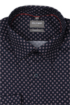 Produktbild fr 'OLYMP Luxor comfort fit Hemd Langarm New Kent Kragen Muster dunkelblau'
