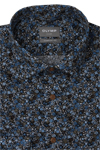 Produktbild fr 'OLYMP Luxor comfort fit Hemd Langarm New Kent Kragen Blumenmuster blau'