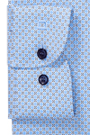 Produktbild f�r 'OLYMP Level Five body fit Hemd extra langer Arm Arm New Kent Kragen Muster blau'