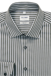 Produktbild f�r 'OLYMP Level Five body fit Hemd extra langer Arm New Kent Kragen Twill Streifen oliv'