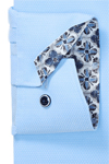 Produktbild f�r 'OLYMP Luxor comfort fit big Hemd Langarm New Kent Kragen Struktur hellblau'