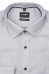 Produktbild f�r 'OLYMP Luxor modern fit Hemd Langarm New Kent Kragen Struktur grau'