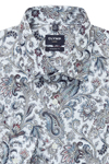 Produktbild f�r 'OLYMP Luxor modern fit Hemd Langarm New Kent Kragen Muster wei�'