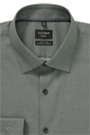Produktbild f�r 'OLYMP No. Six super slim Hemd Langarm New Kent Kragen Struktur oliv'