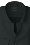 Produktbild f�r 'OLYMP No. Six super slim Hemd Langarm Haifischkragen Muster schwarz'