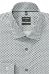 Produktbild f�r 'OLYMP No. Six super slim Hemd Langarm New Kent Kragen Muster gr�n'