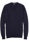 Produktbild fr 'OLYMP Casual Strick Pullover V-Ausschnitt extrafeine Merinowolle nachtblau'