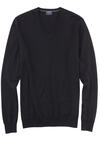 Produktbild fr 'OLYMP Casual Strick Pullover V-Ausschnitt extrafeine Merinowolle schwarz'