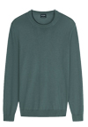 Produktbild f�r 'OLYMP Casual Stick Pullover Rundhals extrafeine Merinowolle gr�n'