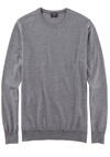 Produktbild fr 'OLYMP Casual Strick Pullover Rundhals extrafeine Merinowolle hellgrau'