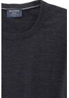 Produktbild fr 'OLYMP Casual Strick Pullover Rundhals extrafeine Merinowolle anthrazit'
