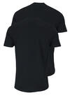 Produktbild fr 'OLYMP T-Shirt Doppelpack V-Ausschnitt schwarz'