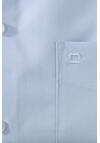 Produktbild fr 'OLYMP Luxor modern fit Hemd Halbarm Chambray hellblau'