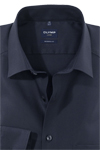Produktbild f�r 'OLYMP Luxor modern fit Hemd Langarm mit New Kent Kragen Popeline navy'