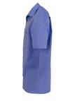 Produktbild fr 'OLYMP Luxor comfort fit Hemd Halbarm New Kent Kragen Chambray mittelblau'