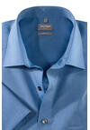 Produktbild fr 'OLYMP Luxor comfort fit Hemd Halbarm New Kent Kragen Chambray mittelblau'