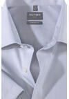 Produktbild fr 'OLYMP Luxor comfort fit Hemd Halbarm New Kent Kragen Chambray hellgrau'