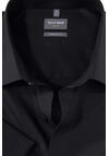 Produktbild fr 'OLYMP Luxor comfort fit Hemd Halbarm New Kent Kragen Popeline schwarz'